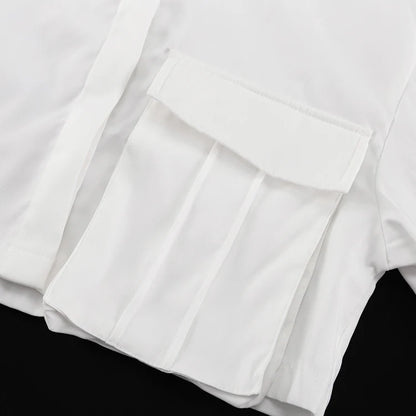 UNIKCOSA Women’s White Two-Piece Set – Summer Crop Top & Mini Skirt Outfit (2025 Casual Fashion Edition)