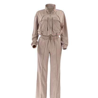 UNIKCOSA NoirFit Winter Tracksuit With Zip And Pocket Pants 🔥