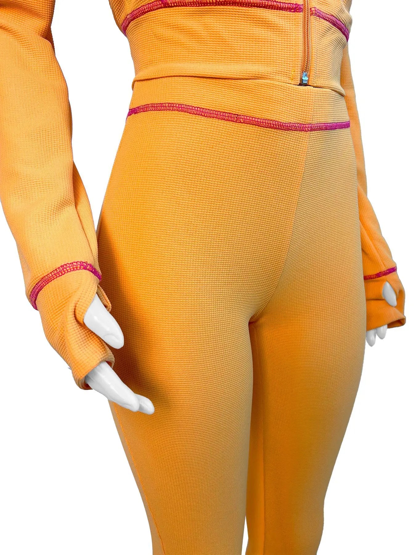 UNIKCOSA LuxeEase Waffle Knit Tracksuit Two-Piece Set 💫