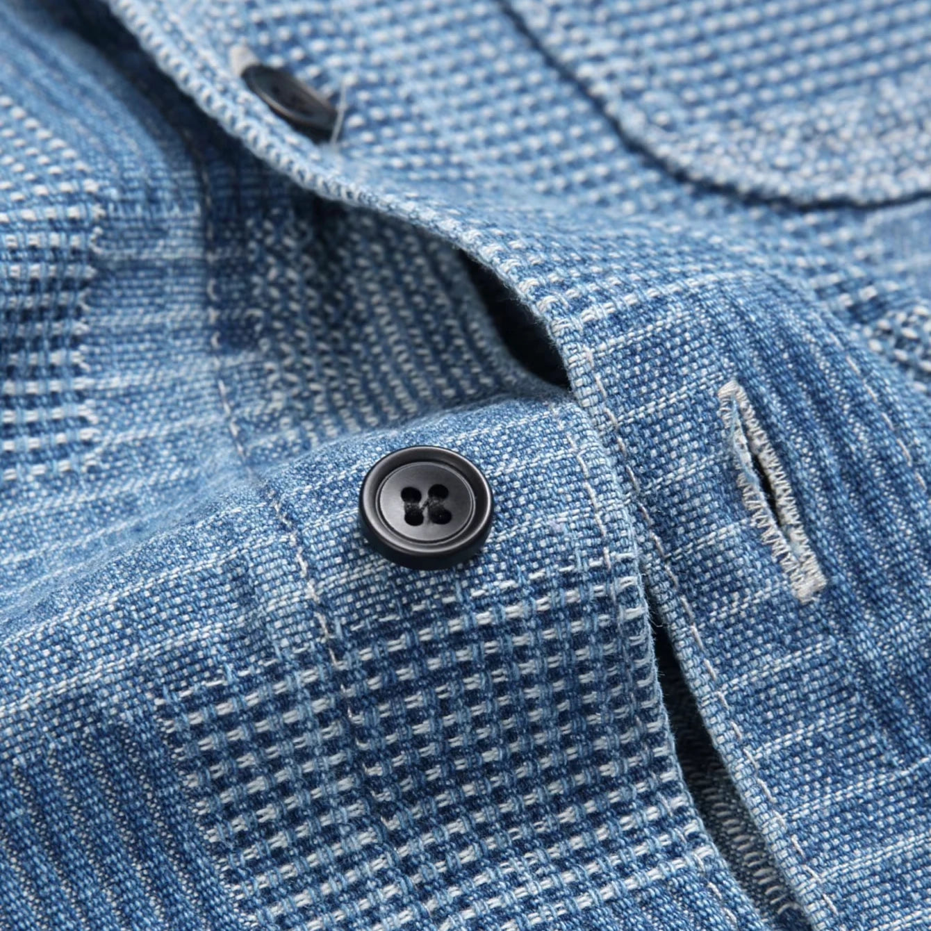 UNIKCOSA Men’s Denim Short-Sleeve Shirt – High-Quality Button-Up Urban Casual Wear (2025 Edition)