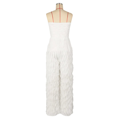 UNIKCOSA Velora Strapless Wide Leg Jumpsuit Romper Edition 💫