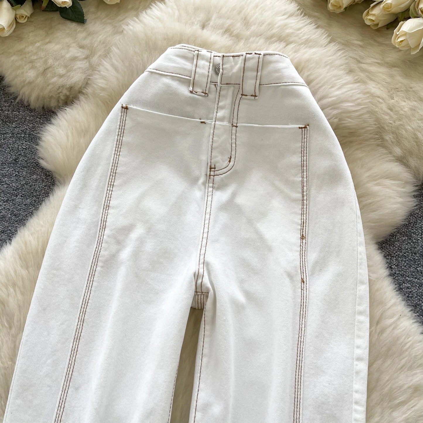 UNIKCOSA Women’s Spring Pants – 2025 High-Waist Printed Outdoor Trousers (Casual Chic Edition)