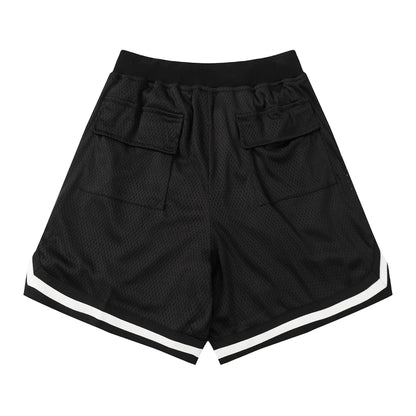 UNIKCOSA Men’s Mesh Polo & Shorts Set – Luxury Designer Oversized Sportswear Outfit (Breathable Summer Edition)