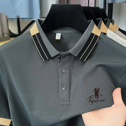 UNIKCOSA NoirFit Designer Polo Shirt Short Sleeve 💫