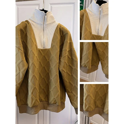 2025 Yellow Women's Autumn Loose Fit Slimming Hoodie