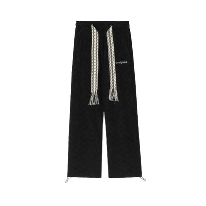 UNIKCOSA NoirFit Oversized Jogger Pants Drawstring Waist 💫