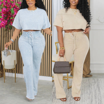 UNIKCOSA Velora Two-Piece Set Tie-Dye Summer Lounge 💫