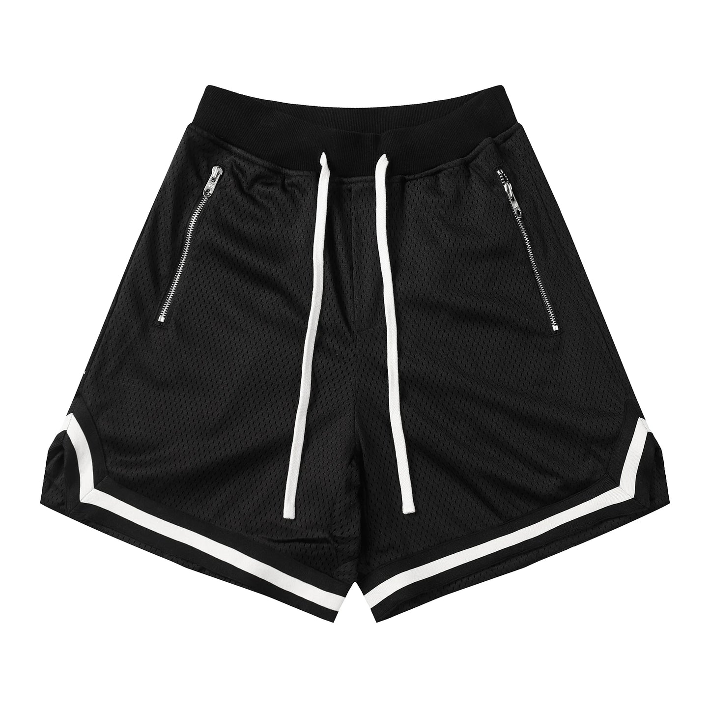 UNIKCOSA Men’s Mesh Polo & Shorts Set – Luxury Designer Oversized Sportswear Outfit (Breathable Summer Edition)
