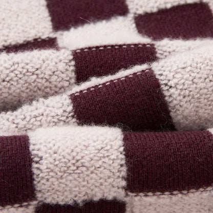 Luxurious Cashmere Wool Blend Women's V-Neck Knit Vest - Warm Sleeveless Pullover