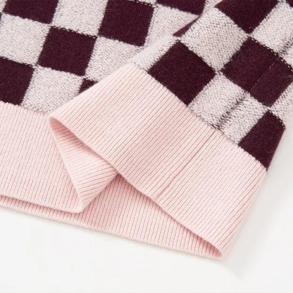 Luxurious Cashmere Wool Blend Women's V-Neck Knit Vest - Warm Sleeveless Pullover