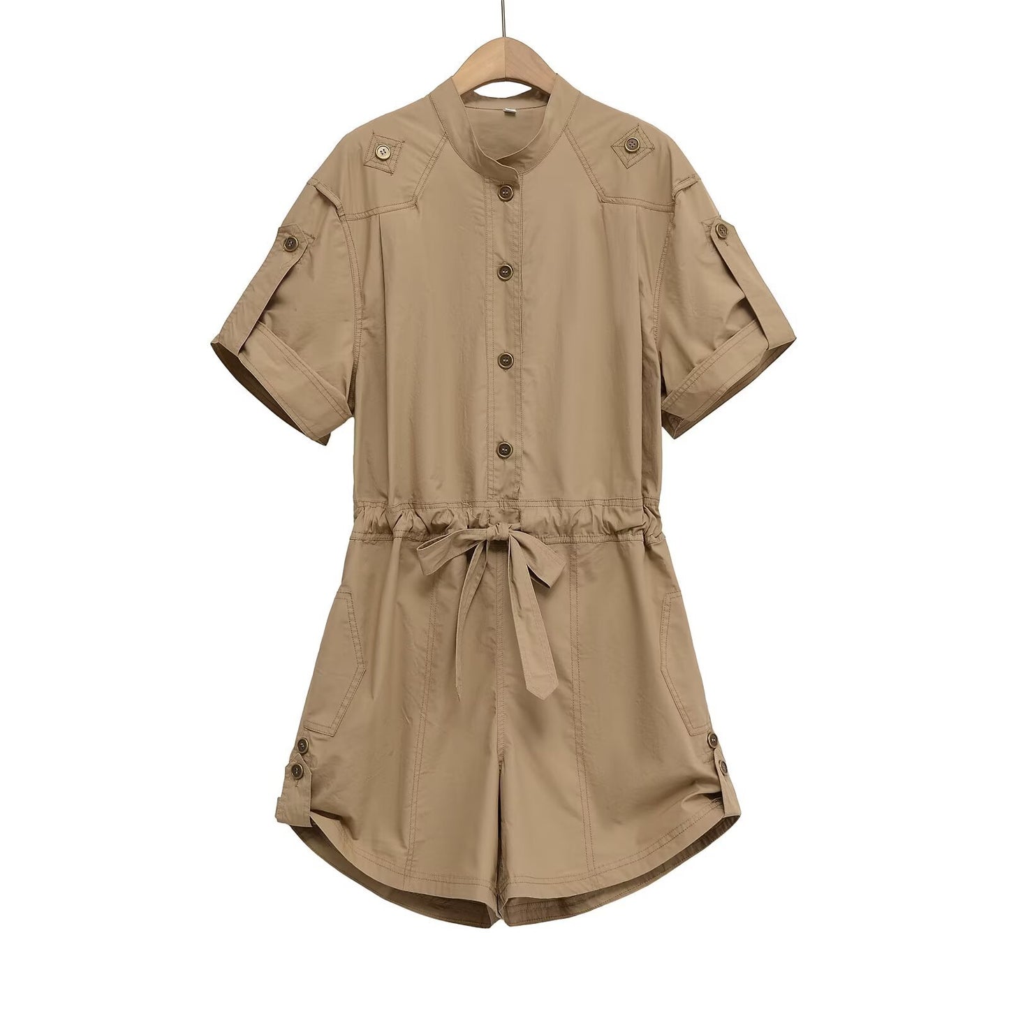 UNIKCOSA UrbanSoul CamelEase Short Sleeve Jumpsuit 💫