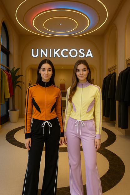UNIKCOSA Velora Color Block Sport Set Two Piece Activewear💫