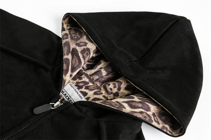 UNIKCOSA UrbanSoul Leopard Print Hooded Jacket Edition 🌆