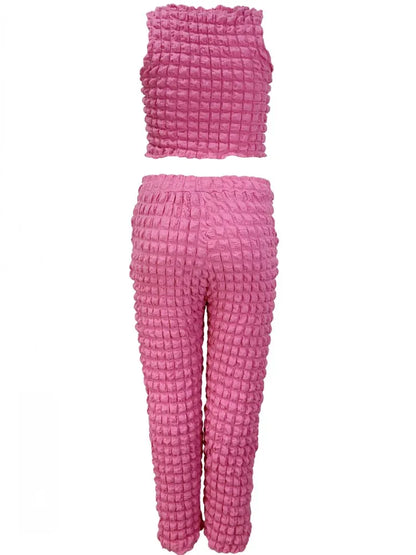 UNIKCOSA’s 2025 Plus-Size Summer Set — Printed Top + Pants 2-Piece Outfit