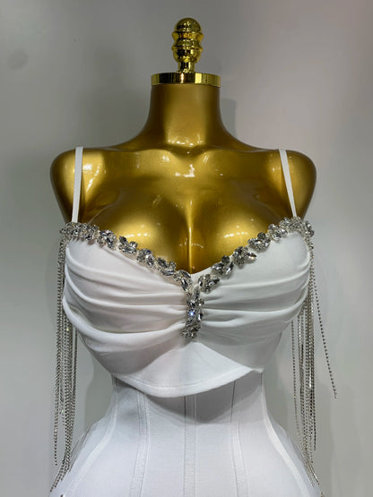 UNIKCOSA’s 2025 Spaghetti Strap Backless Dress — Sexy Bodycon Bandage Prom & Party Gown