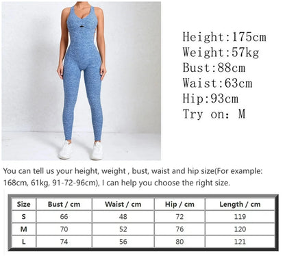 UNIKCOSA’s 2025 Sporty Jumpsuit — Push-Up Fitness Overalls for Gym, Yoga & Streetwear