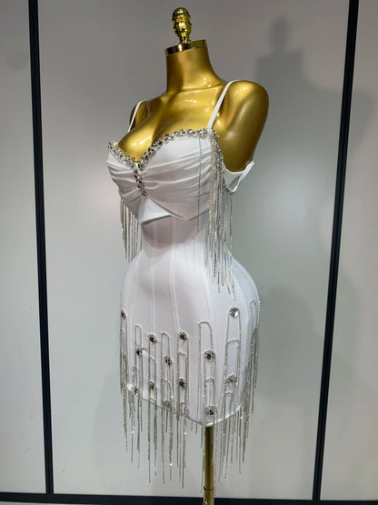 UNIKCOSA’s 2025 Spaghetti Strap Backless Dress — Sexy Bodycon Bandage Prom & Party Gown