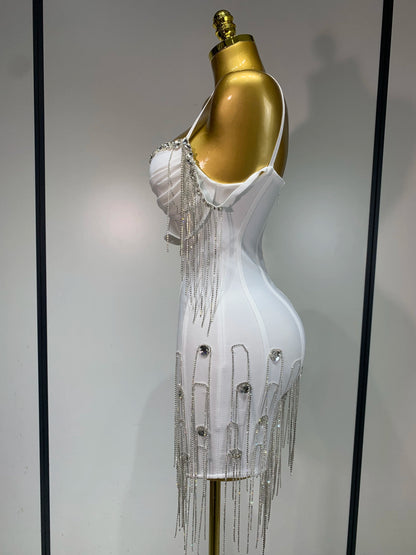 UNIKCOSA’s 2025 Spaghetti Strap Backless Dress — Sexy Bodycon Bandage Prom & Party Gown