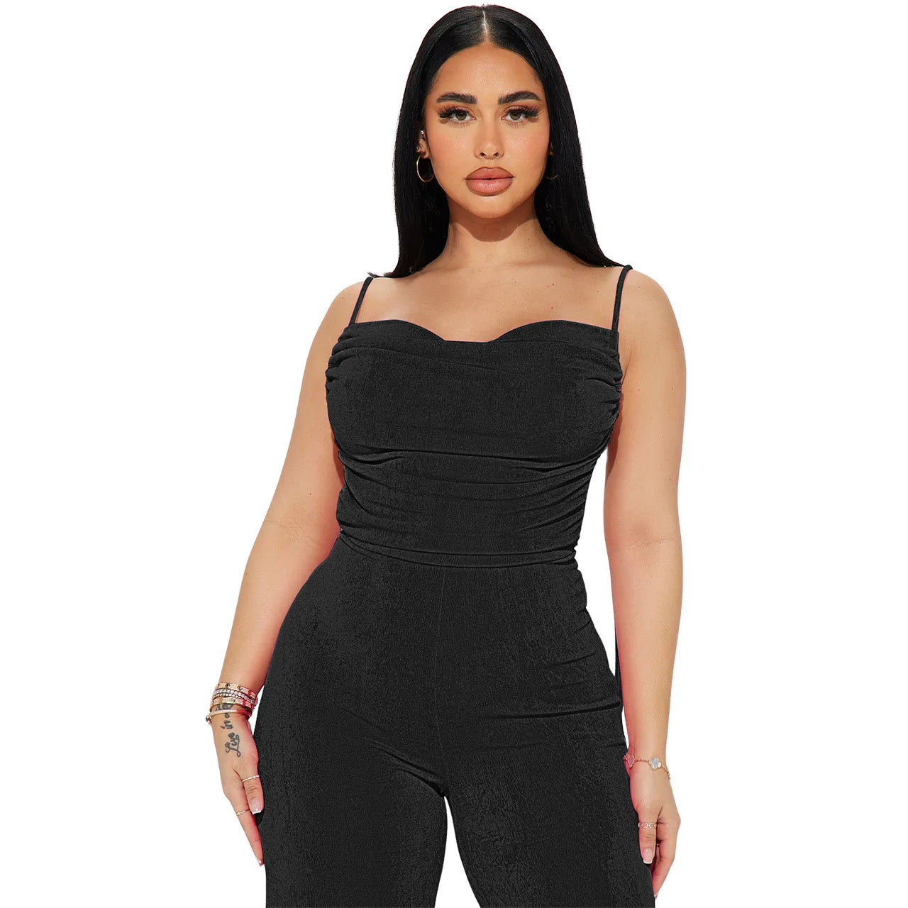 UNIKCOSA™ 2025 Summer Sling Jumpsuit – Sexy Sleeveless One-Piece with High-Waist Long Pants | Women’s Y2K Streetwear Romper