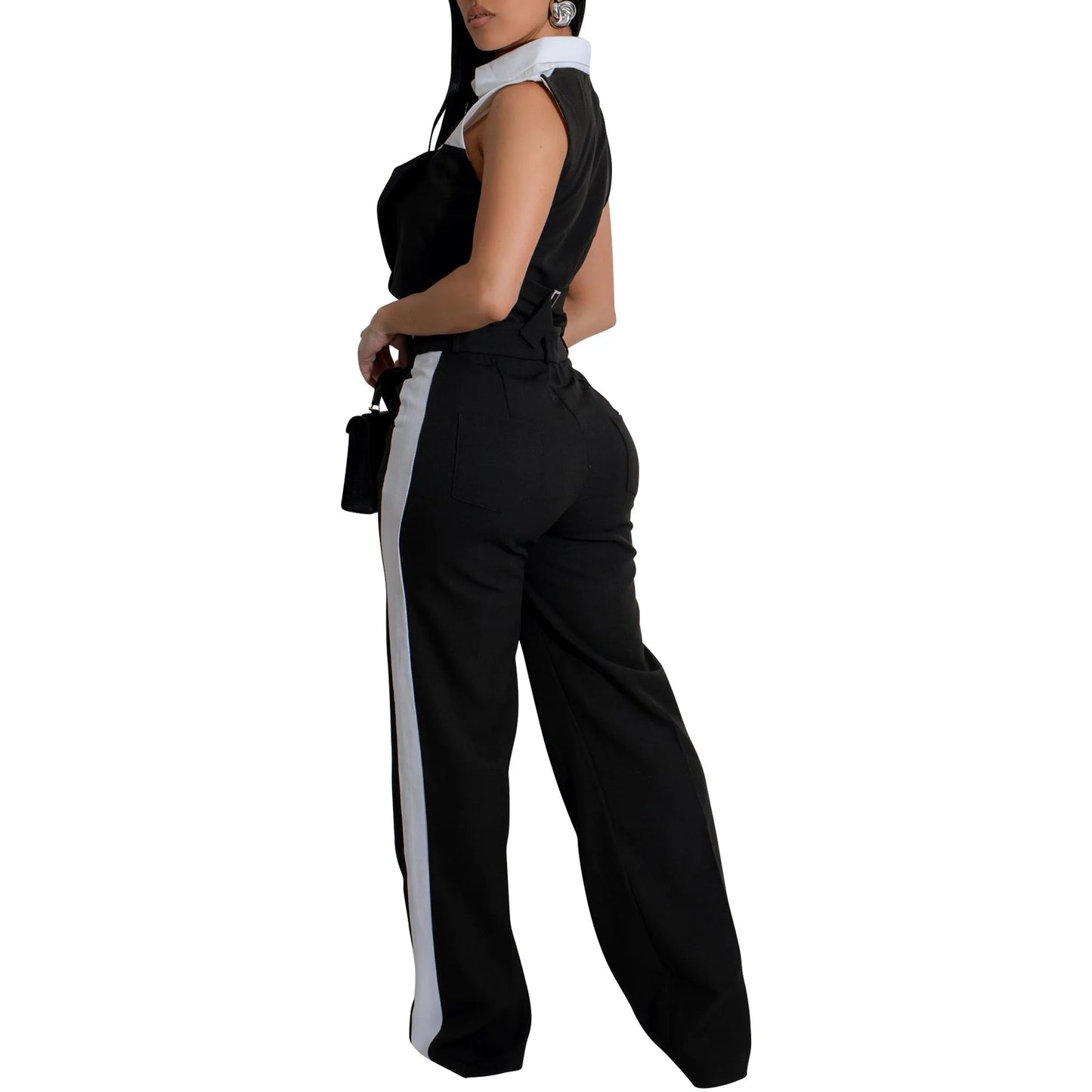 UNIKCOSA™ 2025 Elegant Blazer Pant Set – Women’s 2-Piece Matching Outfit with Slim-Fit Blazer Shirt & High-Waist Pants | Y2K Streetwear Workwear