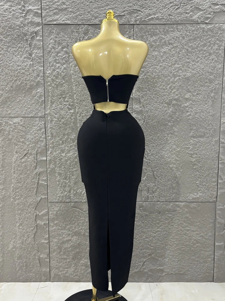 UNIKCOSA’s Strapless Floral Bandage Mini Dress — Sexy A-Line Party & Vacation Outfit