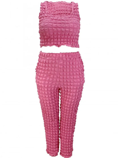 UNIKCOSA’s 2025 Plus-Size Summer Set — Printed Top + Pants 2-Piece Outfit