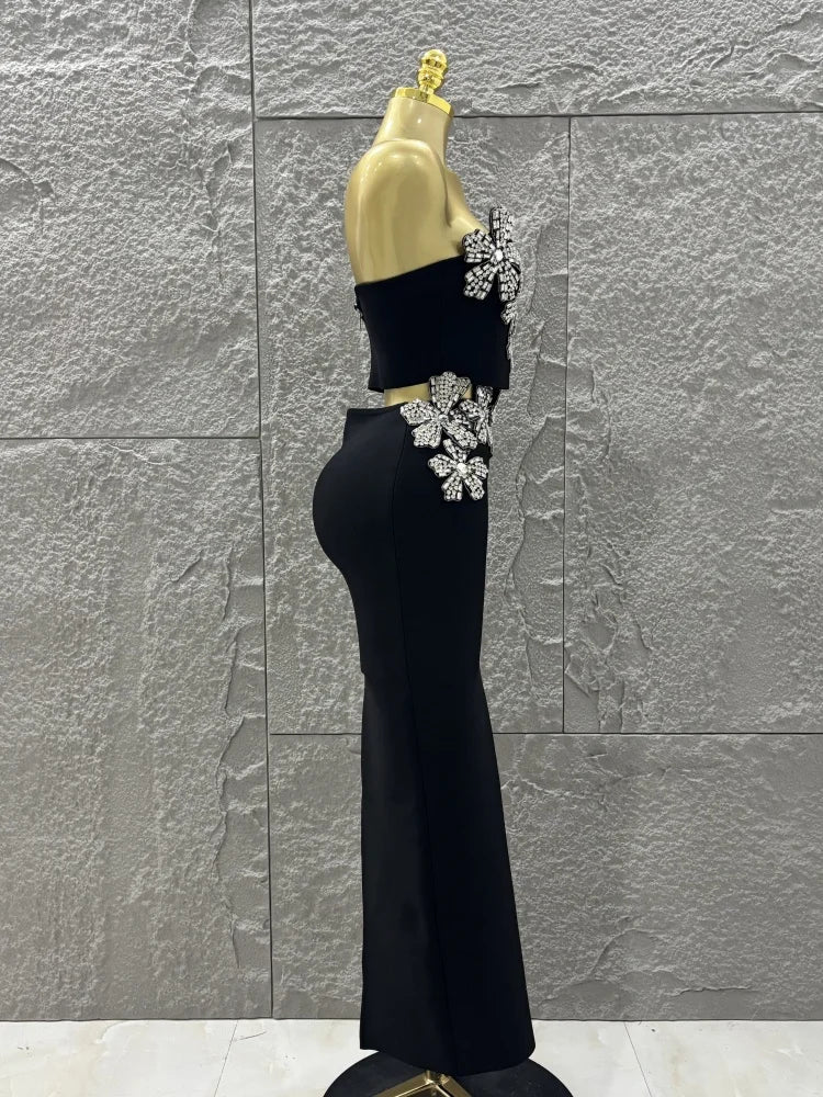 UNIKCOSA’s Strapless Floral Bandage Mini Dress — Sexy A-Line Party & Vacation Outfit