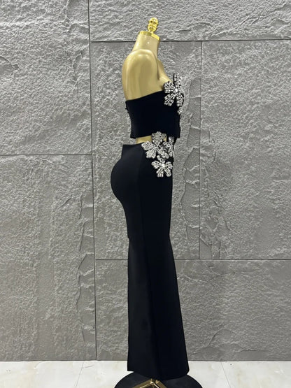 UNIKCOSA’s Strapless Floral Bandage Mini Dress — Sexy A-Line Party & Vacation Outfit