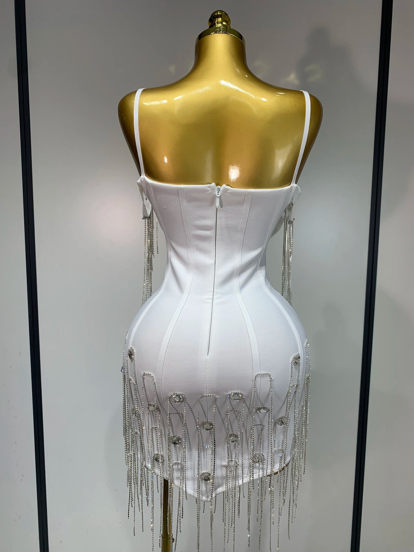 UNIKCOSA’s 2025 Spaghetti Strap Backless Dress — Sexy Bodycon Bandage Prom & Party Gown