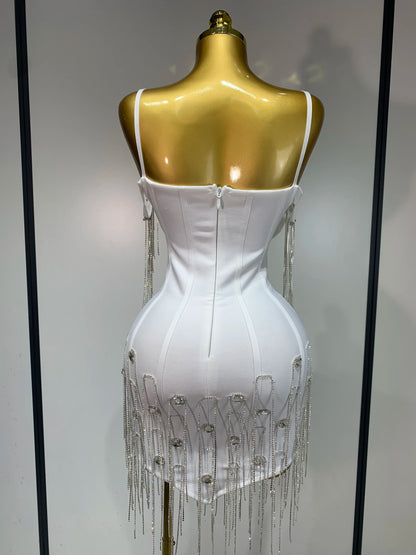 UNIKCOSA’s 2025 Spaghetti Strap Backless Dress — Sexy Bodycon Bandage Prom & Party Gown