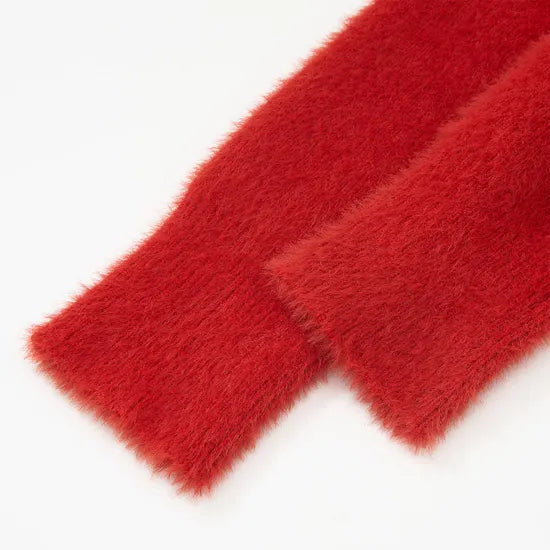 Women's Slim Winter Half-Zip High Neck Pullover Sweater - Casual Color Block Knit Top