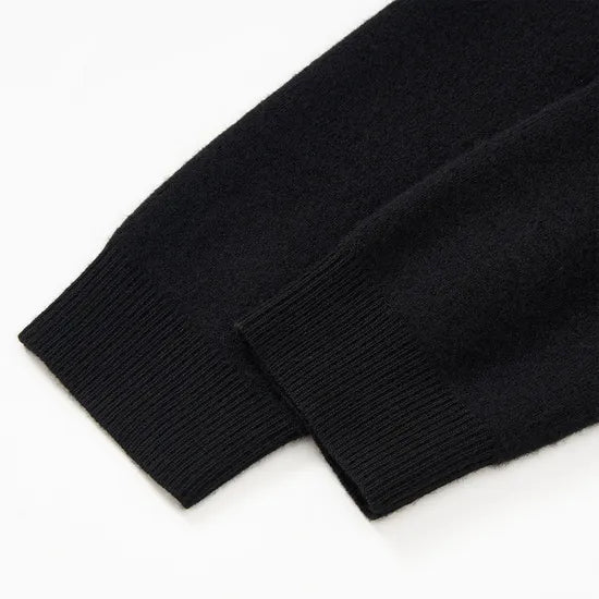 K&P Women's Merino Wool Round Neck Long Sleeve Cardigan Sweater