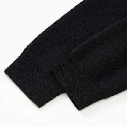 K&P Women's Merino Wool Round Neck Long Sleeve Cardigan Sweater