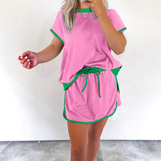 UNIKCOSA UrbanSoul Two Piece Set Colorblock Casual Edition 💫