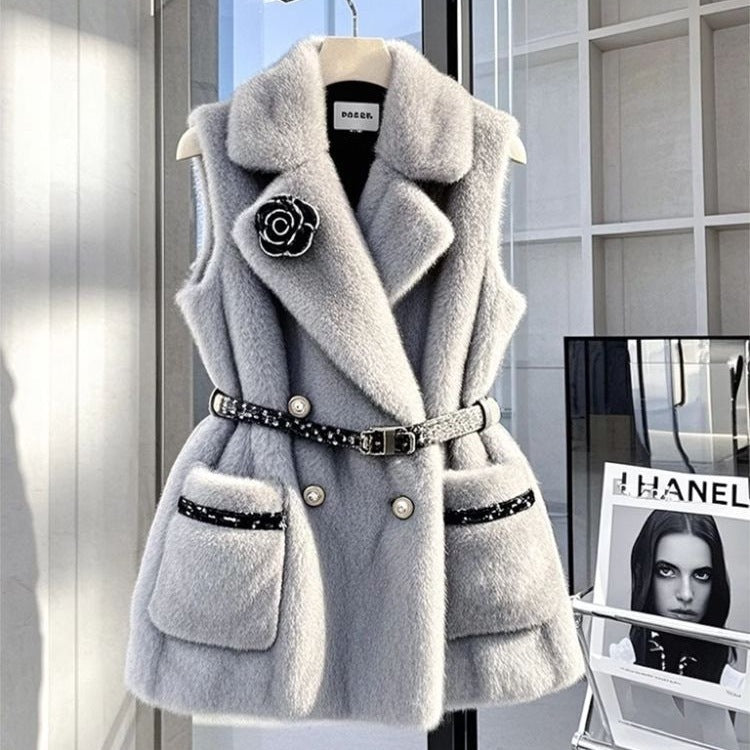 UNIKCOSA NoirFit Bandage Vest Dress Gray Edition 💫