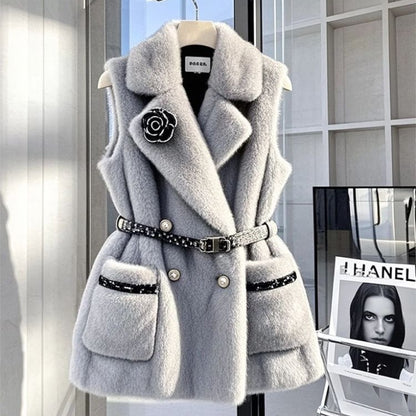 UNIKCOSA NoirFit Bandage Vest Dress Gray Edition 💫