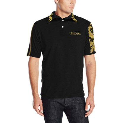 UNIKCOSA Lux AllOver Print Polo Shirt Men Prem Lite Pro In 💫