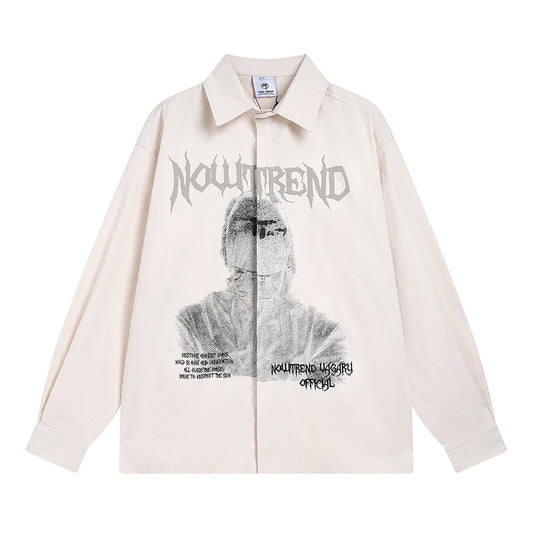 UNIKCOSA LuxeEase Figure Printed Shirt Cardigan Edition 💫