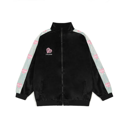 UNIKCOSA Love Embroidery Casual Suit – Two-Piece Street Set for Men