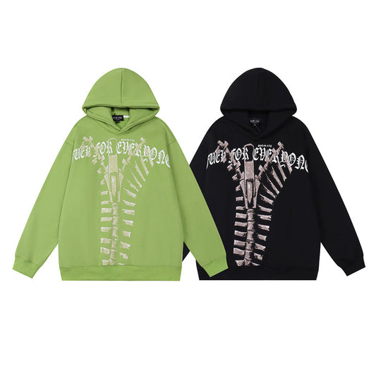 UNIKCOSA UrbanSoul Vintage Plush Hoodie Unisex High Street 💫