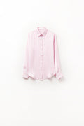 Q2 Baby Pink Buttoned Shirt in satin