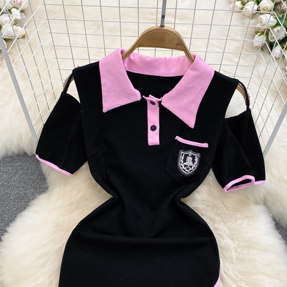 UNIKCOSA Velora Sheath Dress Black Matte Silk One Size 💫