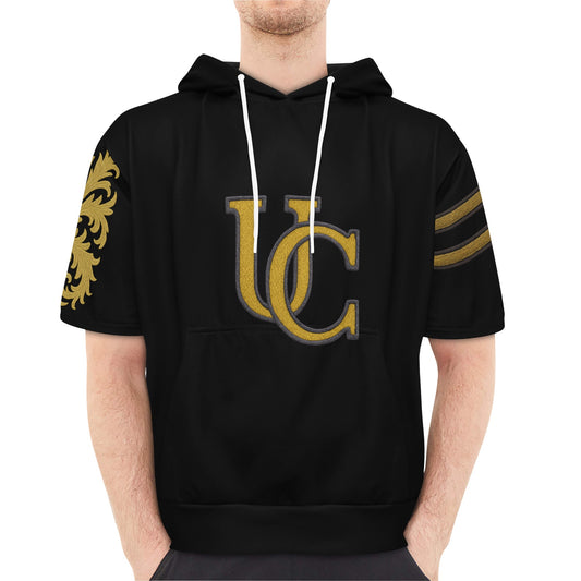 UNIKCOSA UrbanSoul Mens FleeceFlex Short Sleeve Hoodie 🔥