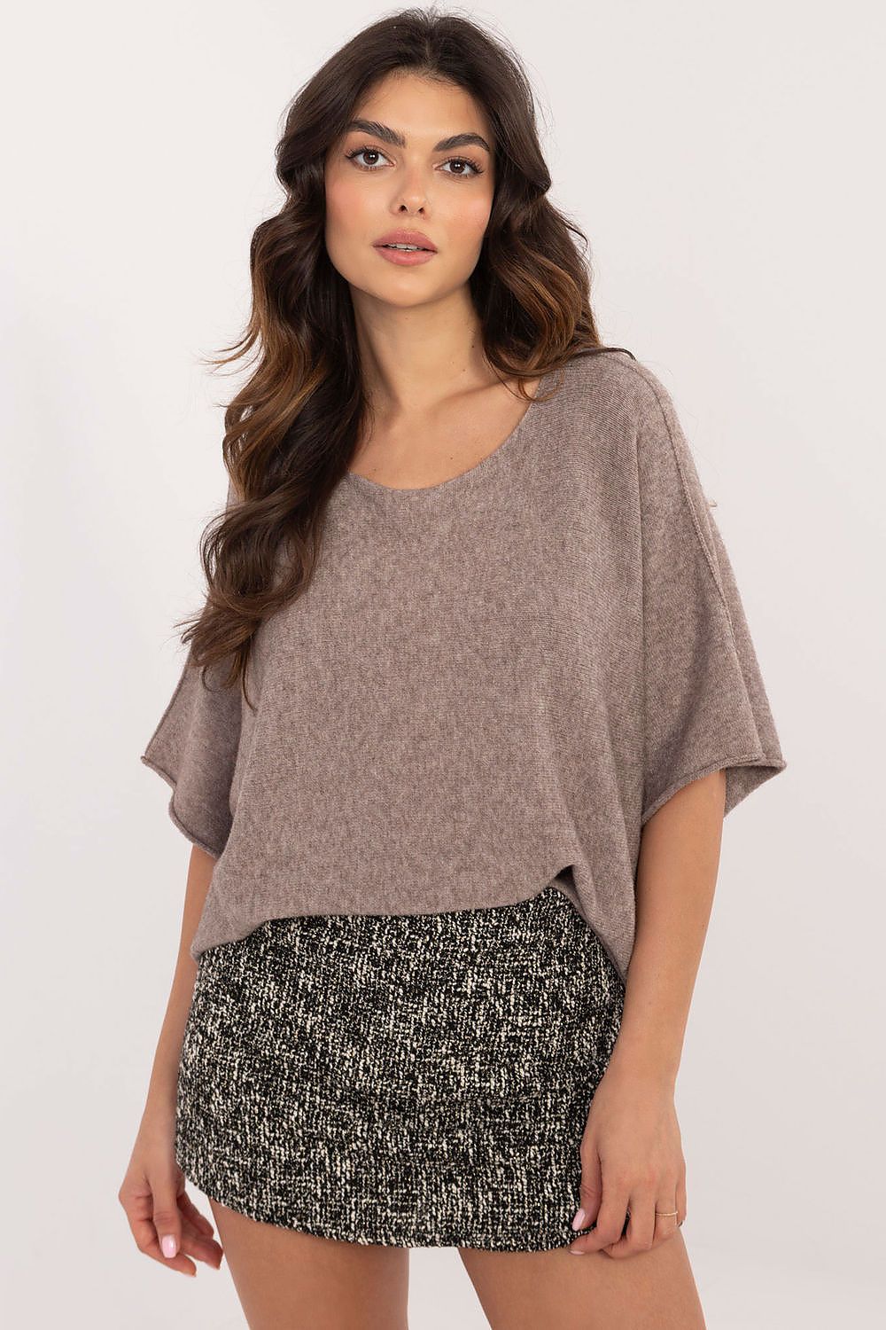  Short sleeve sweater model 202703 Italy Moda 