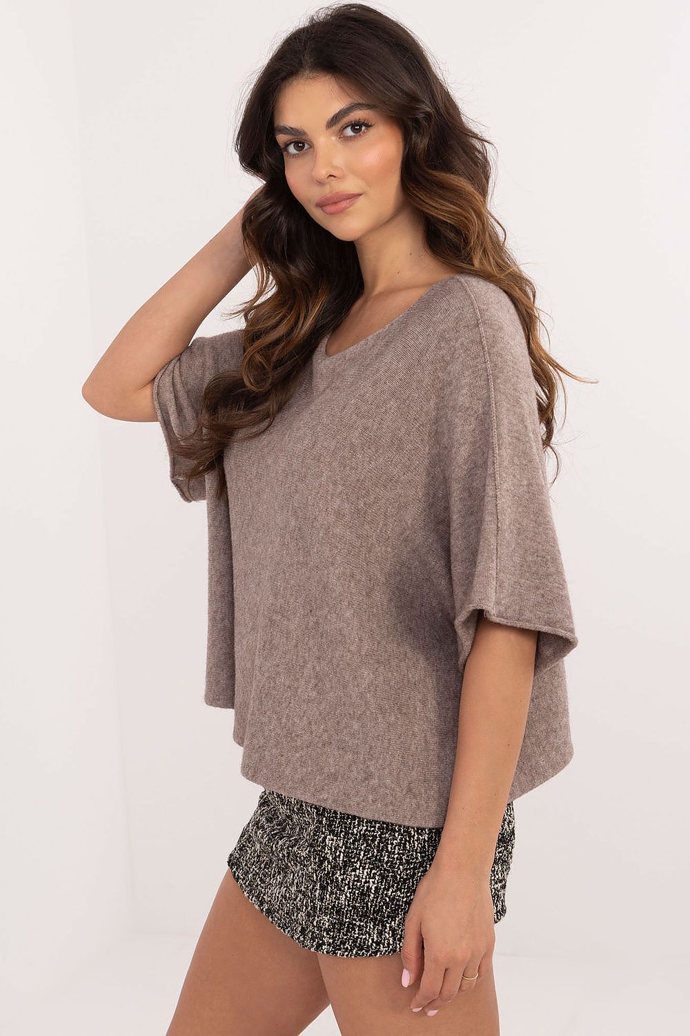 Short sleeve sweater model 202703 Italy Moda 