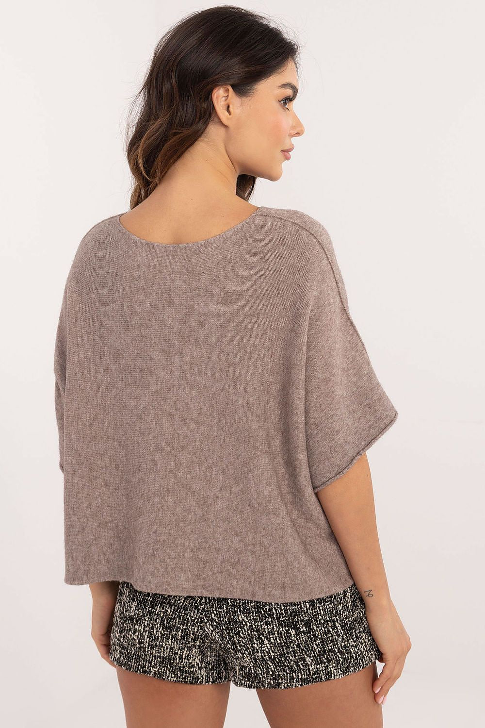  Short sleeve sweater model 202703 Italy Moda 