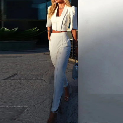 UNIKCOSA LuxeEase Two Piece Set Top High Waist Pants 💫