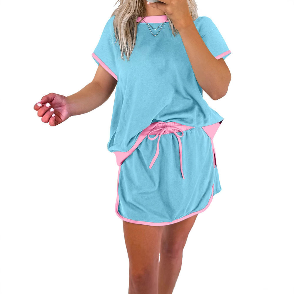 UNIKCOSA UrbanSoul Two Piece Set Colorblock Casual Edition 💫