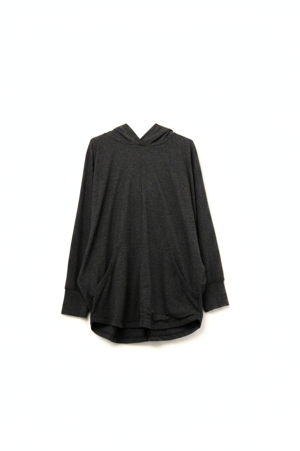 Q2 Dark Gray Oversized Hoodie with Front Pocket