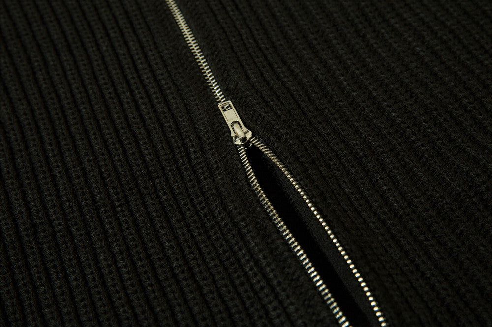 UNIKCOSA LuxeEase American Style Zipper Cardigan Sweater 💫